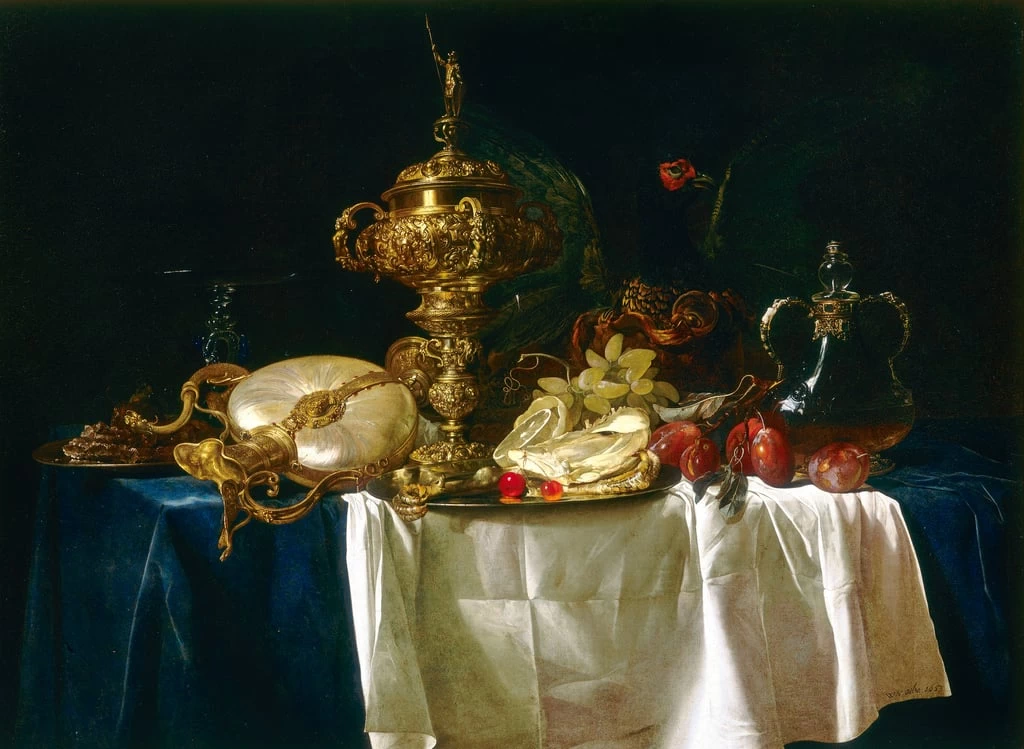 Natura morta con vasi e frutta - Galleria Palatina & Appartamenti Reali di Palazzo Pitti, Firenze